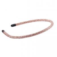 Rhinestone Hair Band, Koreansk stil & for kvinde, flere farver til valg, Indvendig diameter:Ca. 120mm, Solgt af PC