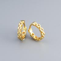 925 sterline d'argento orecchino a sostegno, placcato, gioielli di moda & per la donna & cavo, nessuno, assenza di nichel,piombo&cadmio, 12.6mm, Diametro interno:Appross. 10mm, Venduto da coppia