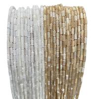 Natuurlijke zoetwaterschelp kralen, Top Shell, gepolijst, DIY, meer kleuren voor de keuze, 8x4mm, Ca 46pC's/Strand, Verkocht door Strand