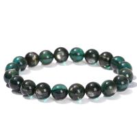 Euchlorite Kmaite bracelet, Rond, normes différentes pour le choix & pour femme, Longueur Environ 7 pouce, Vendu par PC