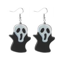 Hars Earring, met Zinc Alloy, Halloween ontwerp & mode sieraden & verschillende stijlen voor de keuze & voor vrouw, Verkocht door pair