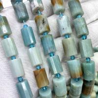 Natural Amazonite Beads ​Amazonite​ Column DIY & faceted mixed colors Sold Per Approx 38 cm Strand