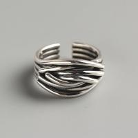 Sterling Silver Nakit Finger Ring, 925 Sterling Silver, modni nakit & za žene, nikal, olovo i kadmij besplatno, 13mm,16.5mm, Prodano By PC