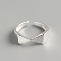 Sterling Silver Nakit Finger Ring, 925 Sterling Silver, modni nakit & za žene, nikal, olovo i kadmij besplatno, 6.2mm,16mm, Prodano By PC