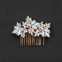 Decorative Hair Combs Iron fashion jewelry & for woman & with rhinestone nickel lead & cadmium free Sold By PC