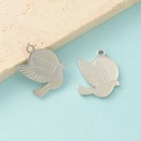 304 Stainless Steel Pendant Pigeon polished DIY 18.80mm Sold By PC