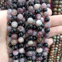 Gemstone šperky Korálky, Tourmaline, Kolo, DIY & různé velikosti pro výběr, více barev na výběr, Prodáno za 38 cm Strand