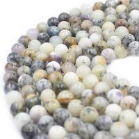 Sea Opal Beads White Opal Round polished DIY Sold Per Approx 37 cm Strand