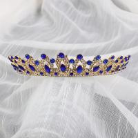 Bridal Tiaras Zinc Alloy fashion jewelry & for woman & with rhinestone nickel lead & cadmium free Sold By PC