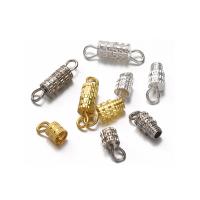 Messing Schmuckverschluss , plattiert, DIY, keine, frei von Nickel, Blei & Kadmium, 4x14mm, 20PCs/Tasche, verkauft von Tasche