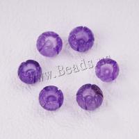 Hair Stick Findings Amethyst Flower Bud polished DIY purple 10mm Sold By PC