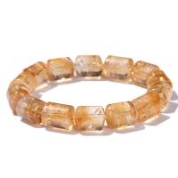 Citrine Bracelet, jewelry faisin & unisex, 8-11x12-14mm, Fad Thart 7 Inse, Díolta De réir PC