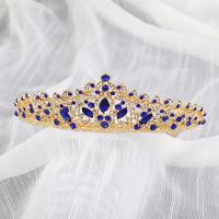 Bridal Tiaras Zinc Alloy with Crystal plated fashion jewelry & for woman nickel lead & cadmium free Sold By PC