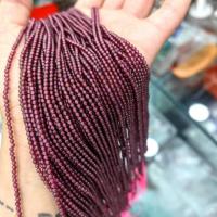 Prirodni Garnet perle, Granat, Krug, uglađen, možete DIY, crven, Prodano Per Približno 38 cm Strand