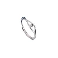 Sterling Silber Schmuck Fingerring, 925 Sterling Silber, plattiert, für Frau, Silberfarbe, verkauft von PC