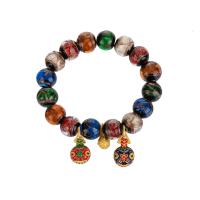 Lampwork Armband, met Messing, monster, mode sieraden & voor vrouw, 12mm, Lengte Ca 7 inch, Verkocht door PC