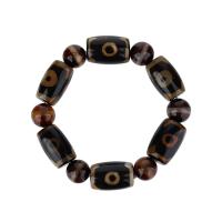 Tibetan Achat Armband, poliert, Modeschmuck & für Frau, beads size 21x13mm, 12mm, Länge ca. 7 ZollInch, verkauft von PC