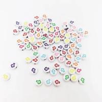 Acryl Schmuck Perlen, mit Quermuster & DIY, keine, 4x7mm, 0.5KGs/Menge, verkauft von Menge