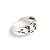 Sterling Silver smycken finger ring, 925 sterling silver, mode smycken & för kvinna, nickel, bly och kadmium gratis, 8mm,16.5mm, Säljs av PC