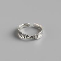 Sterling Silver Nakit Finger Ring, 925 Sterling Silver, modni nakit & za žene, nikal, olovo i kadmij besplatno, 5.4mm,16.5mm, Prodano By PC