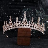 Diadema, lega in zinco, placcato, gioielli di moda & per la donna & con strass, nessuno, assenza di nichel,piombo&cadmio, Diametro interno:Appross. 150mm, Venduto da PC