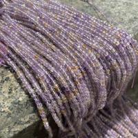 Spacer karoliukai papuošalai, Ametrine, Pasidaryk pats, purpurinis, 2.50x2.50mm, Skylė:Apytiksliai 2mm, Apytiksliai 150kompiuteriai/Strand, Parduota už Apytiksliai 38 cm Strand