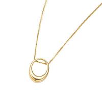 Stainless Steel Jewelry Necklace 304 Stainless Steel plated for woman golden Sold By PC