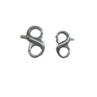 argent sterling 925 Boucle de ressort, Numéro 8, DIY & normes différentes pour le choix, argent, Vendu par PC