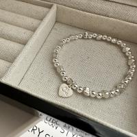 925 Sterling Zilver Armband, Koreaanse stijl & voor vrouw, 4mm, Binnendiameter:Ca 51mm, Verkocht door PC