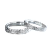 925 Sterling Silver Ζεύγος Ring, για άνδρες και γυναίκες & ρυθμιζόμενο & διαφορετικά στυλ για την επιλογή, Τρύπα:Περίπου 2.8mm, Μέγεθος:6-9, Sold Με PC