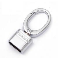 Zinc Alloy Key Lås Setting, forgyldt, du kan DIY, flere farver til valg, 50x22mm, Solgt af PC