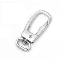 Zinc Alloy Key Sluiting Setting, verchroomd, DIY, 52x21mm, Verkocht door PC