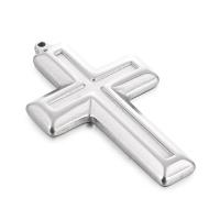 Stainless Steel Cross Pendants 304 Stainless Steel Vacuum Ion Plating DIY Sold By PC