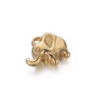 Edelstahl Tieranhänger, 304 Edelstahl, Elephant, DIY, keine, 14x12mm, verkauft von PC