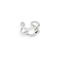 925 Sterling Silver Finger Rings fashion jewelry & for woman & hollow nickel lead & cadmium free 17mm Sold By PC