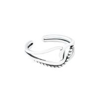 Bijoux de bague en argent sterling , Argent sterling 925, bijoux de mode & pour femme & creux, protéger l'environnement, sans nickel, plomb et cadmium, 19mm, Vendu par PC