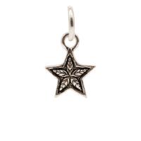 925 Sterling Silver siogairlín, Star, DIY, dathanna níos mó le haghaidh rogha, nicil, luaidhe & caidmiam saor in aisce, 7.2x9.1x2mm, Díolta De réir PC