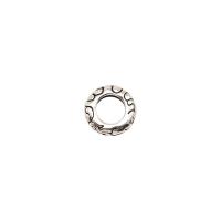 925 sterling ezüst gyöngy, 925 ezüst, DIY, nikkel, ólom és kadmium mentes, 8.2x2.2mm, Lyuk:Kb 4.4mm, Által értékesített PC