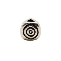 925 sterling ezüst gyöngy, 925 ezüst, DIY, nikkel, ólom és kadmium mentes, 4.8x4.5mm, Lyuk:Kb 1.8mm, Által értékesített PC