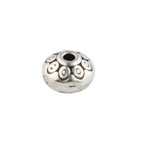 Perles bijoux en laiton, cupronickel, DIY, protéger l'environnement, sans nickel, plomb et cadmium, 8x8x6mm, Trou:Environ 1mm, Vendu par PC