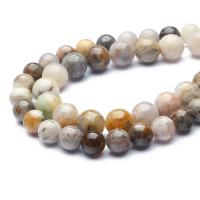 Perles agates, agate bambou, Rond, DIY & normes différentes pour le choix, Vendu par Environ 38 cm brin