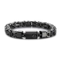 Titanium armbanden, Titanium Staal, plated, voor de mens, meer kleuren voor de keuze, Verkocht door PC