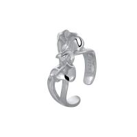 Bijoux de bague en argent sterling , Argent sterling 925, Noeud papillon, bijoux de mode & pour femme, protéger l'environnement, sans nickel, plomb et cadmium, 19mm, Vendu par PC