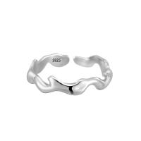 Sterling Silver Jewelry Finger Ring, 925 sterline d'argento, gioielli di moda & per la donna, assenza di nichel,piombo&cadmio, 4.3mm, Venduto da PC