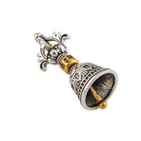 Brass Korut Riipukset, Kupronikkeli, muoti korut & Unisex, nikkeli, lyijy ja kadmium vapaa, 36x14x14mm, Reikä:N. 2mm, Myymät PC