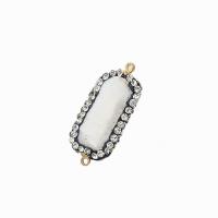 perle connecteur, avec alliage de zinc, Placage de couleur d'or, DIY & boucle de 1/1, 30-35x10-12mm, Vendu par PC