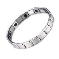 Titanium ocel náramek, módní šperky & unisex, Původní barva, 9mm, Délka Cca 195 mm, Prodáno By PC