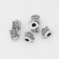 Zink-Aluminium-Anhänger, Zinklegierung, Tasse, plattiert, DIY, Silberfarbe, frei von Nickel, Blei & Kadmium, 8x7mm, verkauft von PC