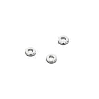 925 Sterling Silber Perlen, plattiert, DIY, Silberfarbe, 3.30x3.30mm, verkauft von PC