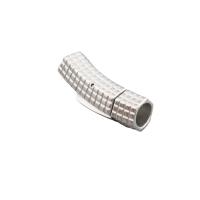 Fermaglio a baionetta in acciaio inossidabile, 304 acciaio inox, DIY, colore originale, 30x11x8mm, Foro:Appross. 7mm, 10PC/lotto, Venduto da lotto